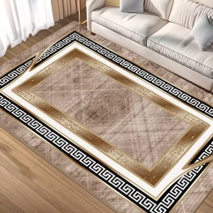 Soft Crystal Velvet Living Room Carpet Washable Non Slip Floor Rug for Home Decor Area Rugs Bedroom Sofa Mat