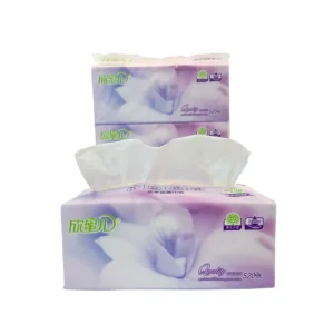 Soft Custom Family Size Facial Tissue 4-Ply Virgin Wood Pulp Eco-Friendly Box Style 520 Sheets OEM ODM