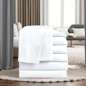 Soft Customized Luxury Quality Hotel Bed Sheet Sets White Cotton Hotel Flat Sheet Sets Hotel Fitted Sheets Sets With Pillow Sham