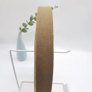 Soft Decorative Woven Webbing 20mm 25mm 32mm 38mm Solid Color Polyester Cotton Tape Garments Canvas Bags