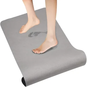 Soft Diatomite Earth Fast Drying Bath Shower Mats Large and Thin Non Slip Water Absorbent Diatomaceous Mud Bathroom Mat