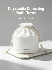 Soft Disposable Draw Out Facial Cotton Towel for Beauty Salons Spas Home & Travel Makeup Removal and Skin Care