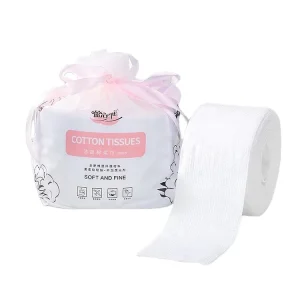 Soft Disposable Facial Towel Facial Cotton Tissue 100% Viscose