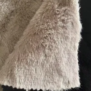 Soft Durable 100% Polyester Knitted Hot Stamping Suede Coated Fabric for Home Textile Decoration Use