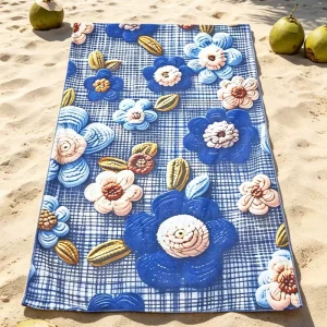 Soft Eco Friendly Printed Polyester Microfiber Towels Quick Dry for Travel Home Use Customizable Designs Logos Available