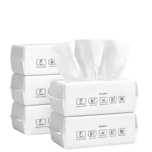 Soft Face Towel Disposable Thick Makeup Removing Clean Tissue Facial Dry Wipes For Skin Care