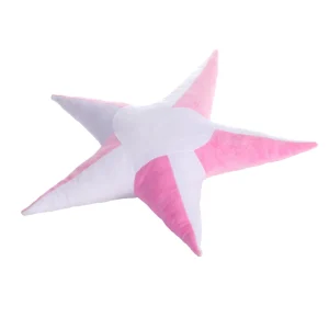 Soft Five Point Star Throw Pillow Blank Heart Area DIY Customizable Plush Star Decorative Cushion Girls Room Decor