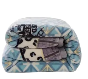 Soft Flannel Blanket Warm Throw Blanket for Winter Couch Bed Custom Logo Blanket King Size Cozy Home Gift
