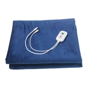 Soft Flannel Electric Blanket Rechargeable USB Battery Powered Heated by Heating Wire for Winter Household Use
