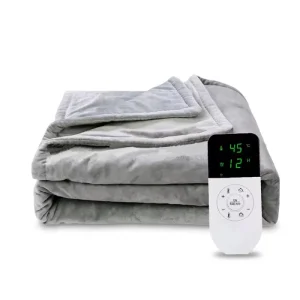 Soft Flannel Electric Heated Blanket Intelligent Digital Control 1-12 Hours Auto Shut Off Winter Warm Heated Throw Blanket