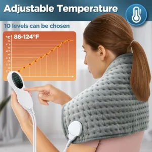 Soft Flannel Electric Heating Blanket Hot Compress Muscle Relief Heating Pad Indoor Warm Heated Cushion