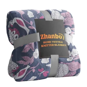Soft Flannel Fleece Blanket Bulk Warm Bed Throw for Winter Home Hotel GRS BSCI Certified Factory