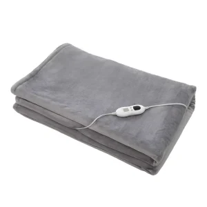 Soft Flannel Heated Throw Electric Blanket Bed Warmer with CE UKCA SAA Certification