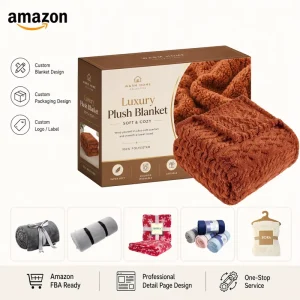 Soft Fluffy Fleece Raschel Blanket 100% Polyester Cute Aesthetic Lightweight All Season Plush Cozy Decorative Blanket for
