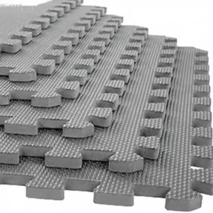 Soft Foam Anti Slip Interlocking Floor Mats 8 EVA Puzzle Tiles for Gym Home & Office (60x60cm Each)