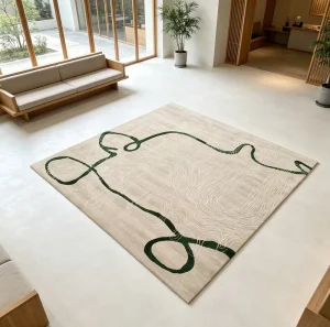 Soft High Pile Custom Hand Tufted Wool Rug Runner Premium Heavy Traffic Hotel Corridor Floor Decor Custom Made Wool Runner Rug