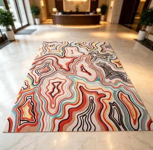 Soft High Pile Custom Made Hotel Corridor Hand Tufted Wool Rug Runner Premium Quality Heavy Traffic Floor Decor