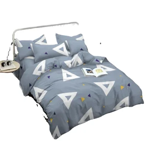 Soft King Size Comforter Set 100% Polyester Bedsheet Fabric Luxury Bed Bedding