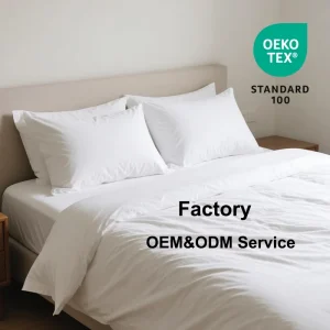 Soft King Size Premium Microfiber 400TC Customizable Bed Sheets Bedding Set for Home Hotel Wedding Use