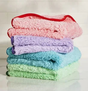 Soft Knitted Eco Friendly Microfiber Auto Detailing Towel Plush Quick Dry Super Strong Water Absorption 30x30cm Customized Car