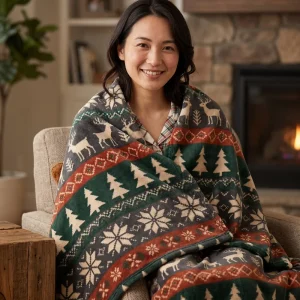 Soft Knitted Flannel Fleece Throw Blanket Custom Logo Printed Couch Bed Home Factory Supplier OEM ODM Low MOQ