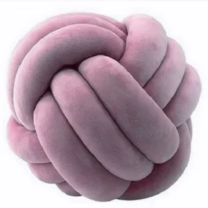 Soft Knot Ball Pillows Home Decoration Plush Throw Knotted Pillow 22 25cm