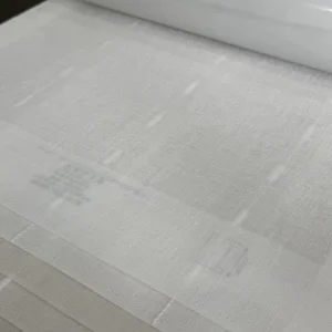 Soft Lightweight 100% Polyester Jacquard Window Sheer Fabric 340cm Wide 155gsm for Living Room Bedroom
