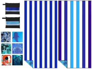 Soft Lightweight Beach Towel Super Large Beach Towel with Double sided Printed Patterns with Customized Packaging