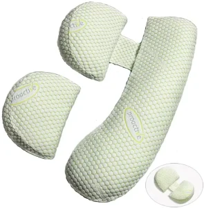 Soft Maternity Pillow Support Back Pillow Buttocks and Legs Maternity Pillow Detachable and Adjustable Pillowcase