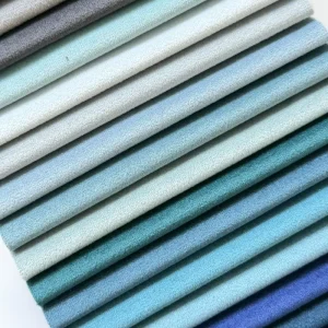 Soft Micro Furniture Upholstery Plain 100% Polyester Plush Babyface Holland Velvet Fabric for Home Textile Curtain