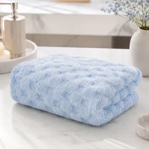 Soft Microfiber Waffle Towel 35x75cm 75g Absorbent Durable for Spa Center Salon Beauty Treatment Use
