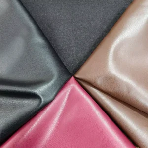 Soft PU Garment Leather 0.7mm Wear Resistant Skin Friendly Waterproof Stain Proof Easy Clean Factory Price