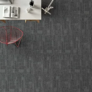 Soft Plush Interlocking Nylon Floor Carpet Tiles 50×50 With Logo Print