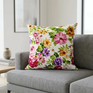 Soft Polyester Faux Linen Fabric Custom Printed Plain Cotton Linen Style Fabric for Throw Pillow Case