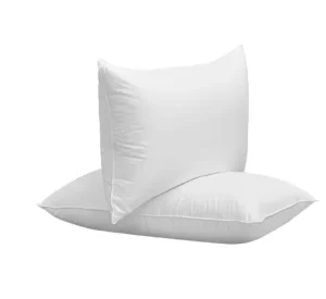 Soft Polyester Pillows with Low Profiles for Home Use and Hotel