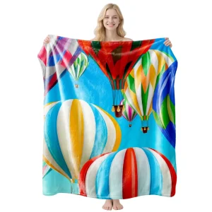 Soft Printed Cartoon Anime Themed Thick Warm 100% Polyester Throw Blanket (0.5 1 Kg) Four Seasons Use Office Naps
