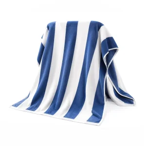 Soft Pure Cotton Beach Towel Oversized 100% Cotton Terry Cloth Pool Bath Towel Custom Printed Large Absorbent Beach Towel