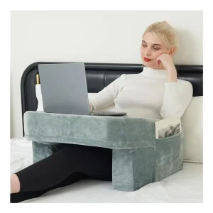 Soft Reading Pillow Arm Rest Lap Desk Pillow for Adult Gaming, Working, Crocheting, Sitting on Floor or Sofa