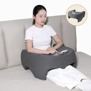 Soft Reading Pillow Arm Rest Lap Desk Pillow for Adult with Pocket Memory Foam Can Gaming Working Playing in Floor Bed Sofa
