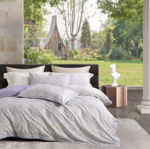 Soft Skin Friendly 100% Cotton Jacquard Digital Printed 4 Piece Eco Friendly All Season Comforter Set Customizable Sizes