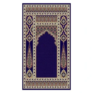 Soft Smooth Gloss Comfortable Machine Made Braided High Pile Rug Made of Real Wool Prayer Room Mosque Masjid Wall