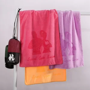 Soft Solid Color Sports Gym Towel Hypoallergenic Bath Towels Hair Salon Towel Customized logo Badminton Towel