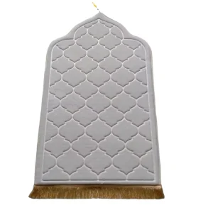 Soft Stain resistant Anti Slip Prayer Mat Carpet Arabic Muslim Islamic Special shaped Prayer Rug With Tassel