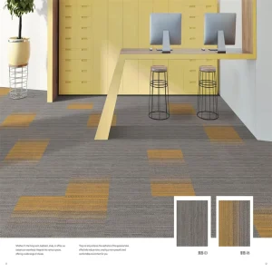 Soft Surface Office Carpet Tile Comfortable Modular Flooring for Office Desk Areas