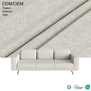 Soft Textured Chenille Sofa Fabric Upholstery Material OEKO TEX Certified ODM OEM