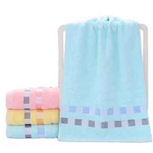 Soft Thick High Absorbent Cotton Blend Bath Towel Beach Towel for Adults Fast Drying