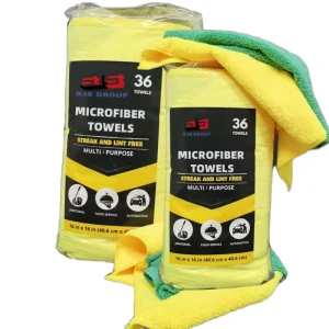 Soft Thickened Absorbent Double Sided Microfiber Car Wash Towel with Coral Fleece Made in China