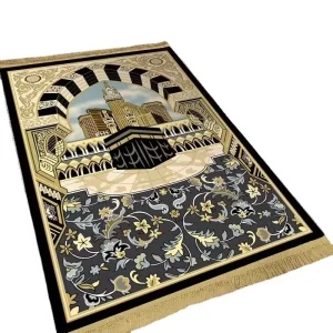 Soft Thickened Adult Worship Mat Mosque Islamic Worship Blanket Muslim Prayer Mat With Tassel