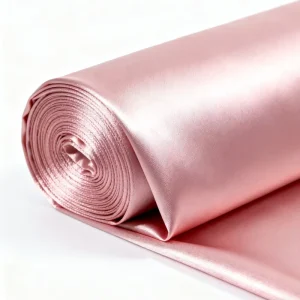 Soft Touch 95% Polyester 5% Spandex Stretch Satin Fabric 85GSM Plain Dyed Woven Skirts Material for Sleepwear Production