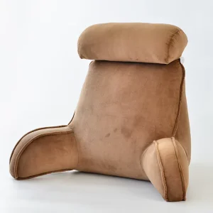 Soft U Shaped Knitted Polyester Bedside Backrest Neck & Lumbar Support Reading Sofa Pillow Seat Cushion